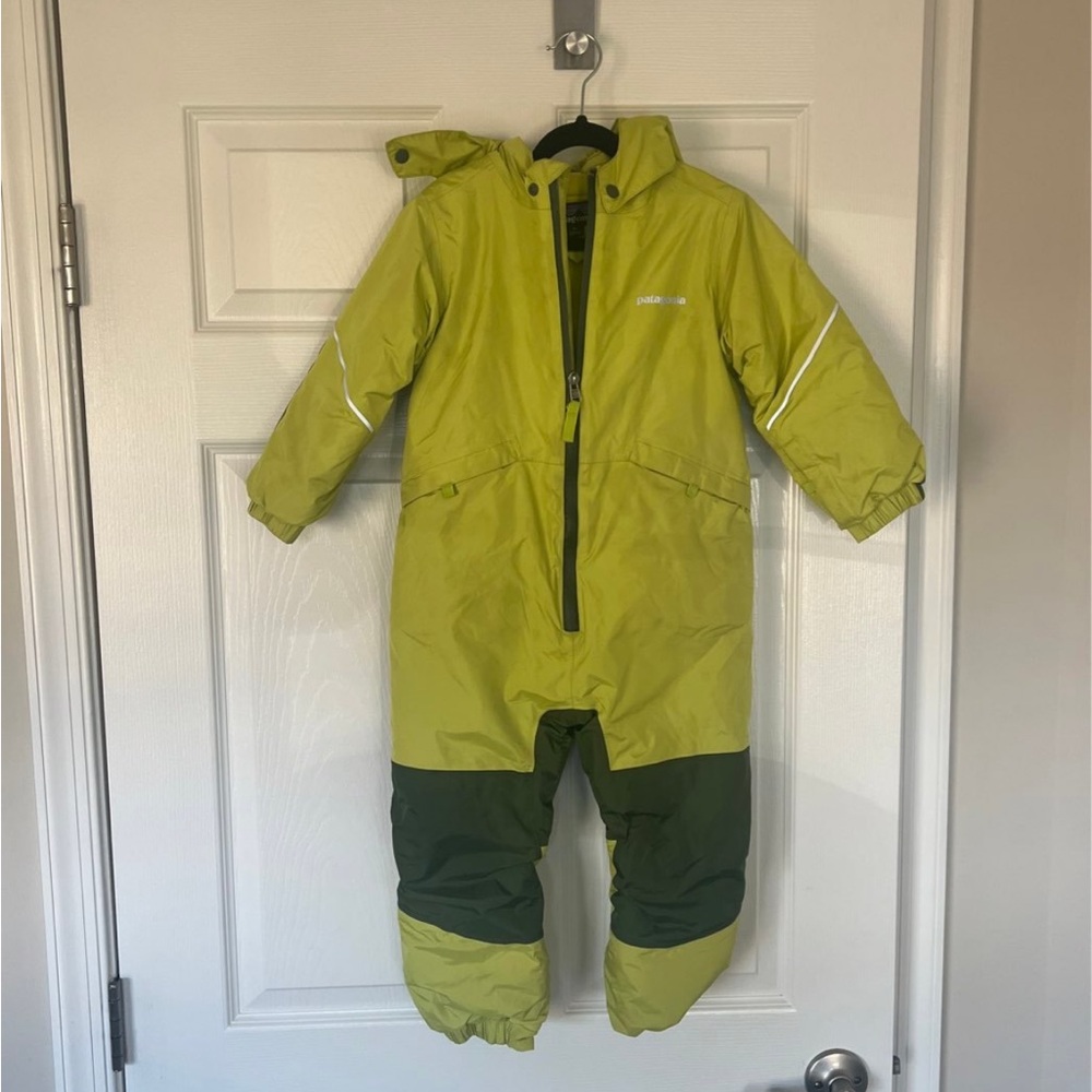 Patagonia Two-Tone Green Snowsuit